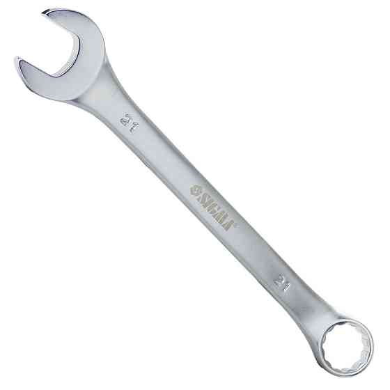 Ключ рожково-накидный 21мм CrV satine SIGMA (6021211) Ровно