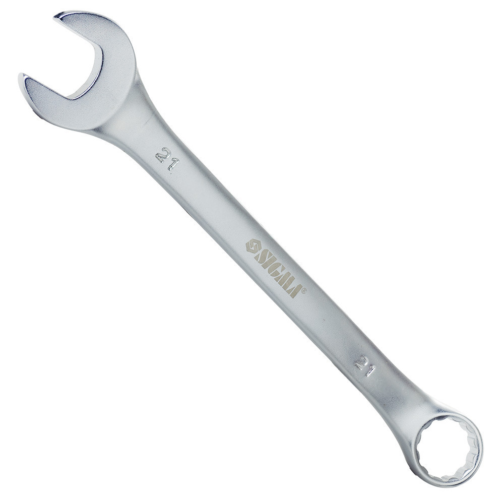 Ключ рожково-накидный 21мм CrV satine SIGMA (6021211) Ровно - изображение 5