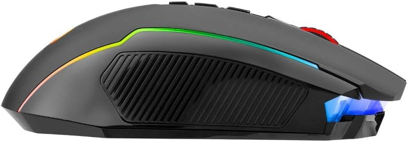Игровая мышь Redragon M914-RGB NIX Black, 3 режима подключения, до 10000 DPI, RGB, 9 кнопок, аккумулятор 700 мА·ч Киев - изображение 5
