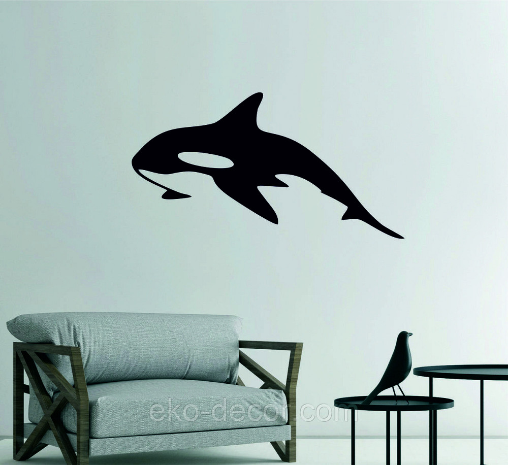 Декоративное настенное Панно «Касатка» Декор на стену 90*39 см, Черный Киев - изображение 3