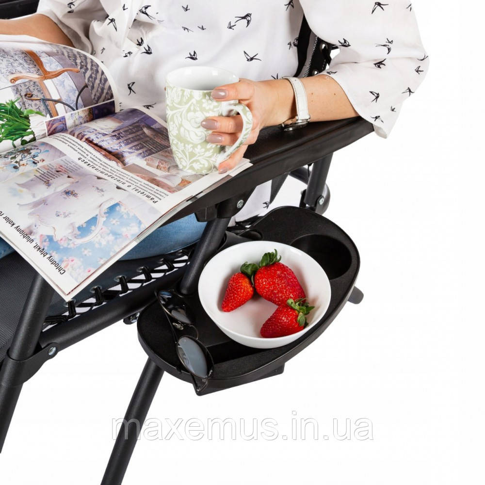 Подстаканник для шезлонга пластиковый B-05 черный Мостиска - изображение 7