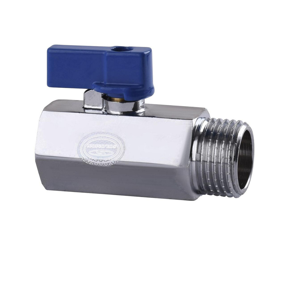 Кран шаровый мини SOLOMON 1/2″ НВ NV-3025 (2шт. в упак.) (000000967) Киев - изображение 1