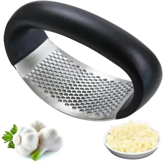 Чесночница Пресс для чеснока из нержавеющей стали Garlic Press Коломия