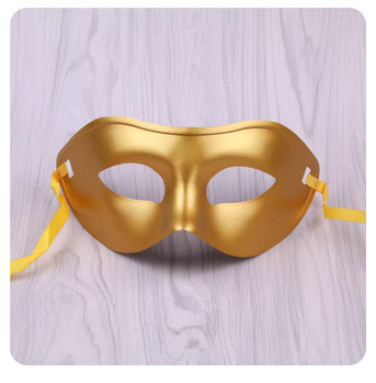 Маска венеціанська карнавальна золота золота Київ - фото 1