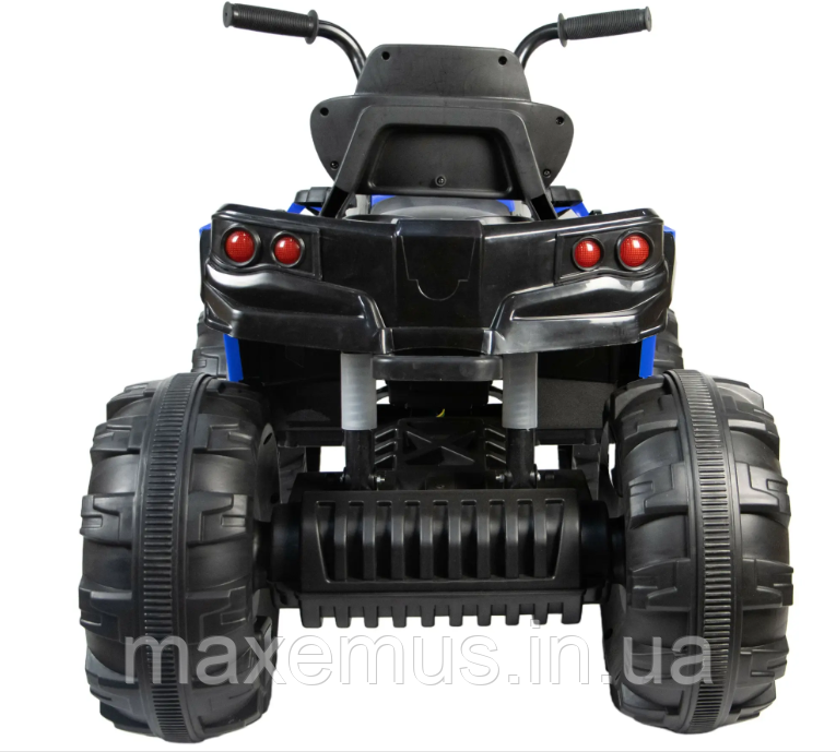 Мощный детский электроквадроцикл аккумуляторный НМ 1288 электрический квадроцикл для детей до 30 кг синий Мостиска - изображение 8