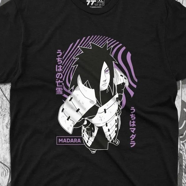 Футболка для подростка мальчика с принтом Наруто Мадара 2 Размер 160 Anime10339 Днепр - изображение 4