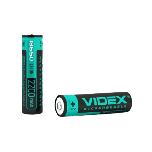 Акумулятор 18650 Li-lon 2200mAh захист (бл-1шт) Videx Житомир