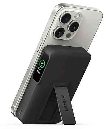 Портативний зарядний пристрій Anker MagGo 10000 mAh Qi2 15W + USB-C PD 27W Black (6962726) Київ