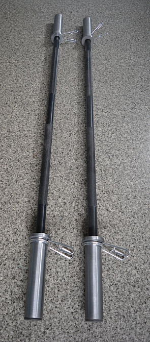 Гриф олимпийский 1.8 м с диаметром 50 мм Гантели, гири, штанги и диски вороненный на втулках Киев - изображение 3