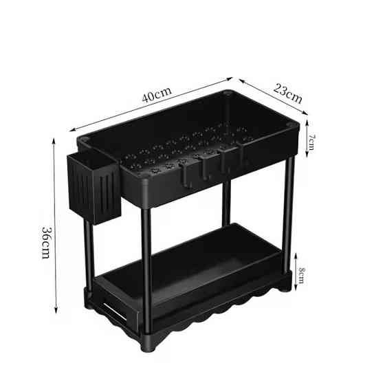 Стеллаж для кухни.Многофункциональный стеллаж двухъярусный для бытовых принадлежностей Каменец-Подольский