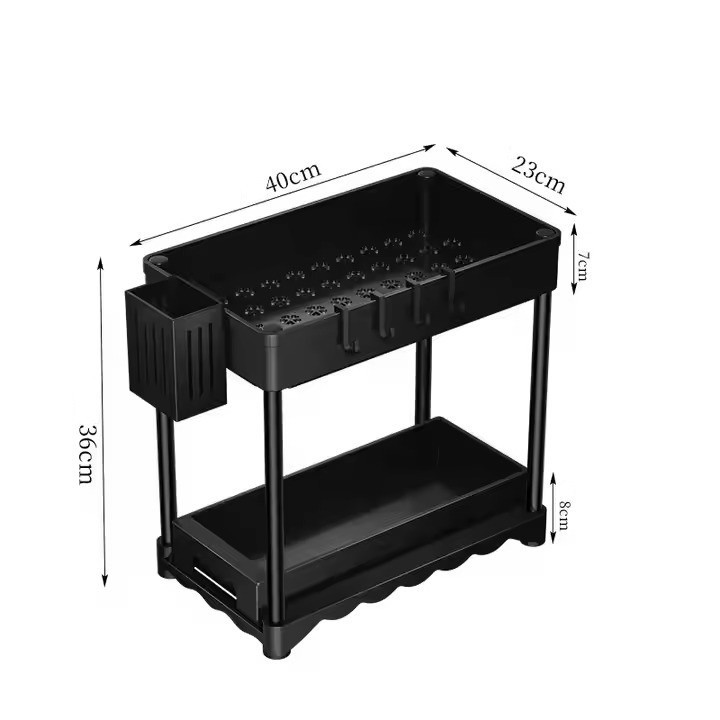 Стеллаж для кухни.Многофункциональный стеллаж двухъярусный для бытовых принадлежностей. Кам'янець-Подільський - фото 4