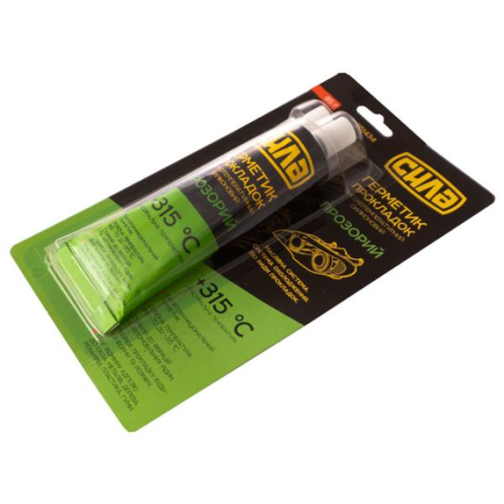 Герметик прокладок силіконовий високотемп.+315С прозорий 85г Харків