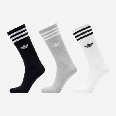 Шкарпетки Adidas High Crew Sock IU2653 білий, сірий, чорний M (40-42) (4066757431791) Вінниця