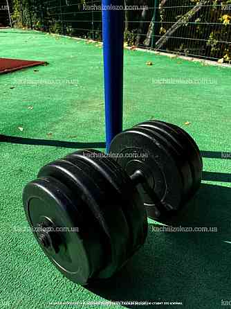 Гантелі набірні 2 по 25 кг з ABS покриттям Гантелі, гирі, штанги та диски бітумні Київ