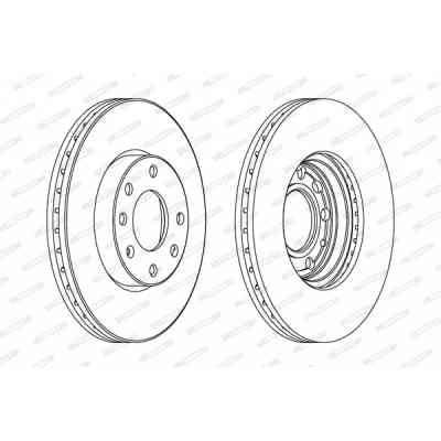 Гальмівний диск FERODO DDF1041 Вінниця