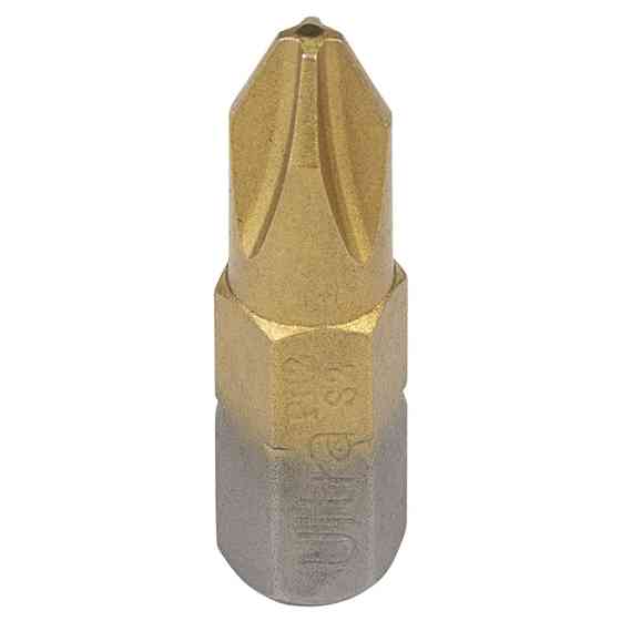 Біти PH2×25мм 1⁄4" 10 шт S2 TIN (блістер) ULTRA (4014152) Київ