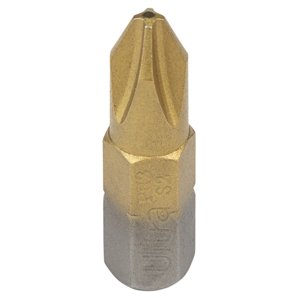 Біти PH2×25мм 1⁄4" 10 шт S2 TIN (блістер) ULTRA (4014152) Київ - фото 2