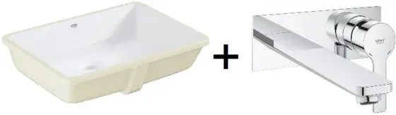 Раковина  Grohe Cube Ceramic + Bateria Lineare (3948000H+23444001) Киев