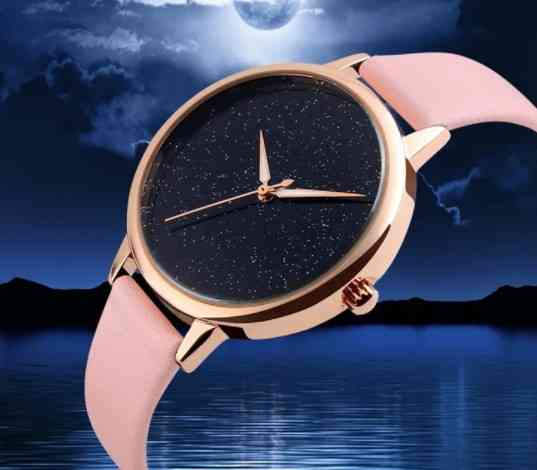 Женские часы Skmei 9141 Moon (Розовый) Винница