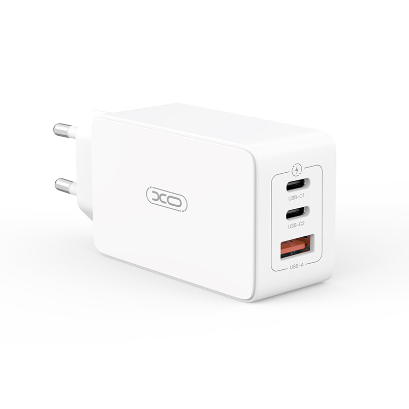 Мережевий зарядний пристрій XO CE13 GaN 65W Fбілий Львів - фото 1