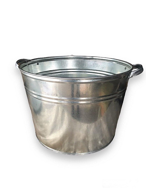 Выварка 25 л (бак конус) оцинкованный Харьков - изображение 1