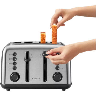 Тостер Buydeem DT640E Stainless Stell (DT640E-SS/EU) Винница - изображение 8