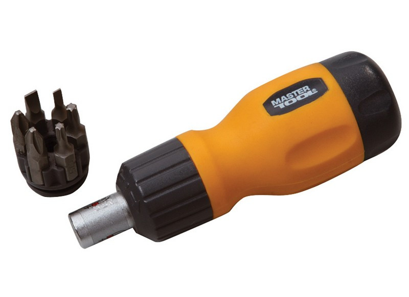 MASTERTOOL Викрутка MASTERTOOL з реверсом 6-в-1 PH1-2-3/SL4-5-6 25 мм 40-0517 Коломия - фото 3