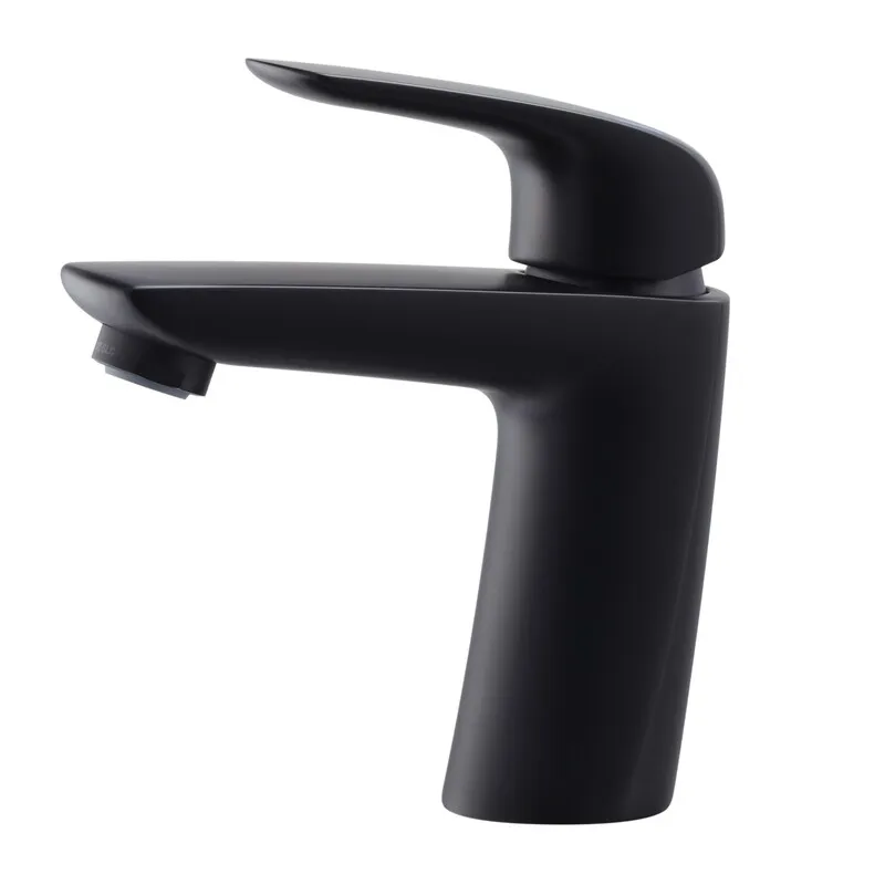 Черный смеситель для умывальника Koer KB-10008-05 KR3471 Харьков - изображение 1