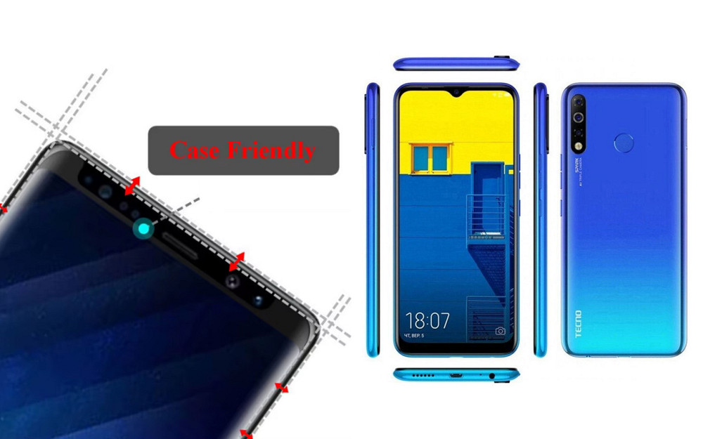 Захисне скло HyperGlass Pro для TECNO Spark (KC8) – максимальна чутливість та захист Київ - фото 4