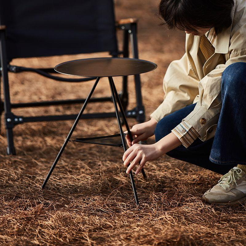Розкладний круглий стіл Naturehike CNH22JU035 алюміній (Чорний) розмір L Вінниця - фото 7