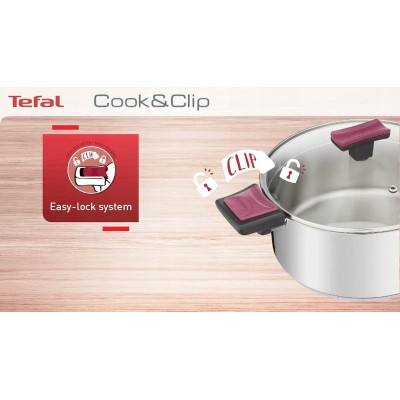 Набор посуды Tefal CookClip (G723SA74) Винница - изображение 5