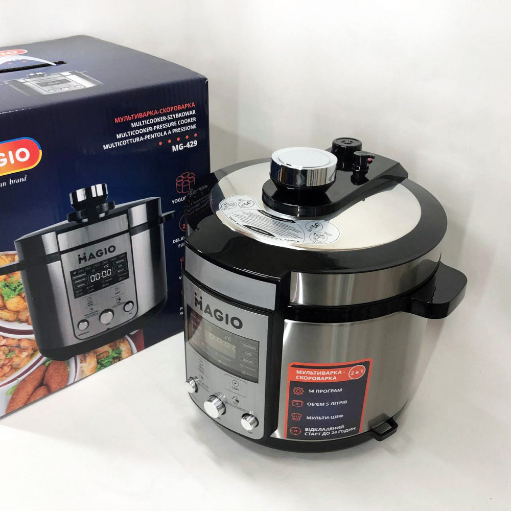 Практична мультиварка, Мультиварка з підтримкою температурного режиму, 5 літрів Кашеварки ZC-20 Львів - фото 5