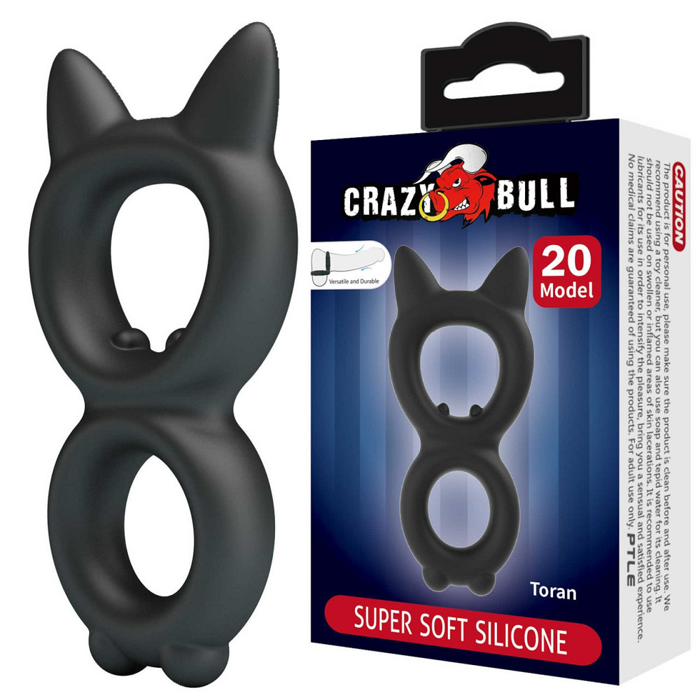Подвійне кільце на пеніс CRAZY BULL TORAN Sex Aura Київ - фото 1