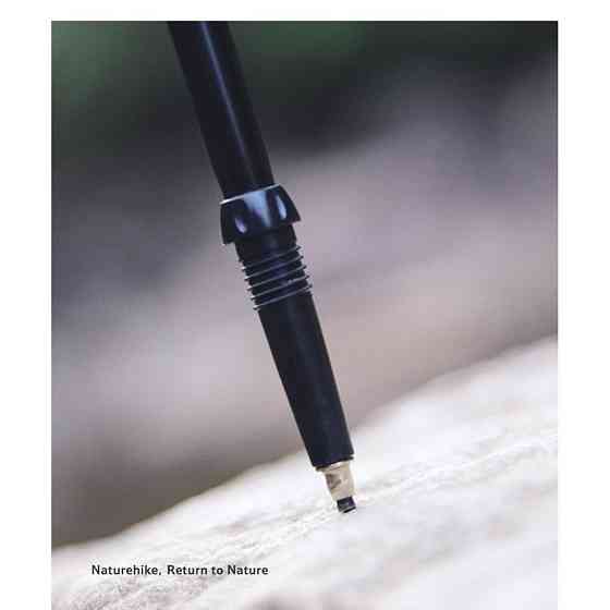 Трекінгова палиця 3-сек. Naturehike CNK2550DS010, 55-120 см, алюміній, зелена Київ