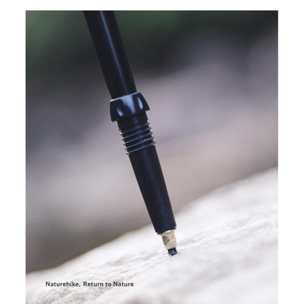 Трекінгова палиця 3-сек. Naturehike CNK2550DS010, 55-120 см, алюміній, зелена Київ - фото 5
