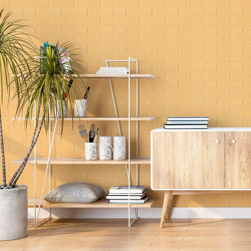 Самоклеюча 3D панель в рулоні 19600x700x3мм Бежева Цегла (R009-3-20) SW-00001195 Київ - фото 5