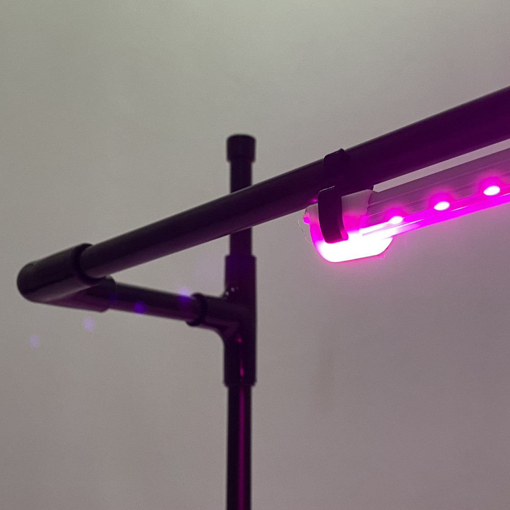 Підставка для квітів на підвіконня Lucia Bicolor з фітолампою. Полиця для квітів на вікно Борисполь - изображение 9