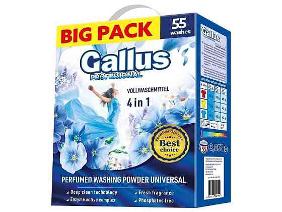 Пральний пор Professional 4в1 3,05кг Univesal КАРТОН ТМ Gallus Київ