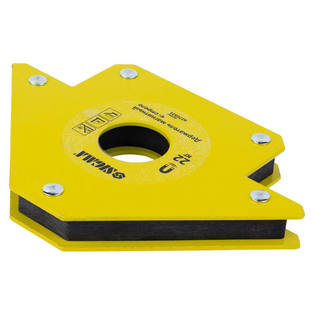 Магніт для зварювання стріла 22 кг 90×90 мм (45°, 90°, 135°) SIGMA (4270321) Київ - фото 5