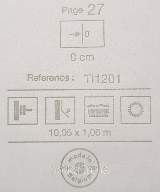 Обои винил на флизелине Grandeco Time метровые однотонные тонкая полоска белые Киев - изображение 4