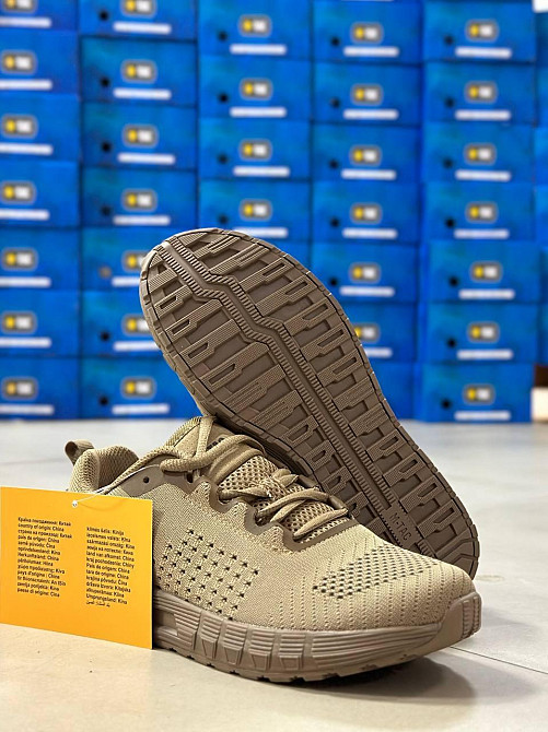 Військові тактичні кросівки M-TAC койот – чоловічі армійські літні демісезонні легкі кросівки для служби Львів - фото 6