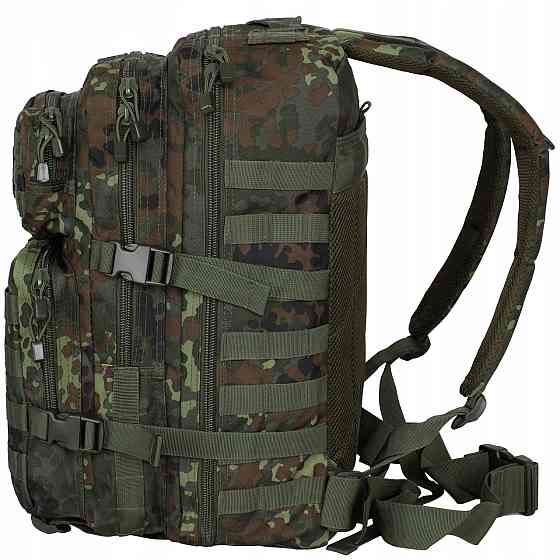Тактичний Рюкзак 36 літрів із системою Molle 25 мм Mil-Tec від Sturm "Assault L" (14002221) Flecktarn Нововолинськ