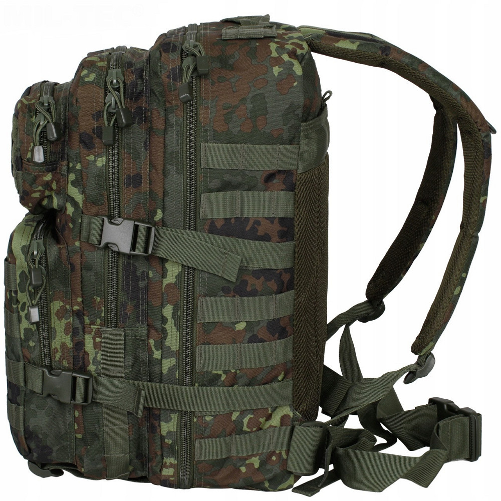 Тактичний Рюкзак 36 літрів із системою Molle 25 мм Mil-Tec від Sturm "Assault L" (14002221) Flecktarn Нововолинськ - фото 4