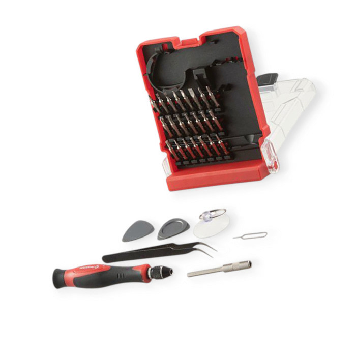 Викрутка з бітами 29 шт CrV прецизійна, пінцет, присоска (кейс) Мукачево - фото 8