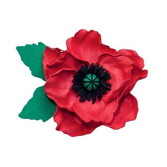 Набір для творчості "Заколка-брошка Мак" F-002 прикраси з фоамірану Вінниця