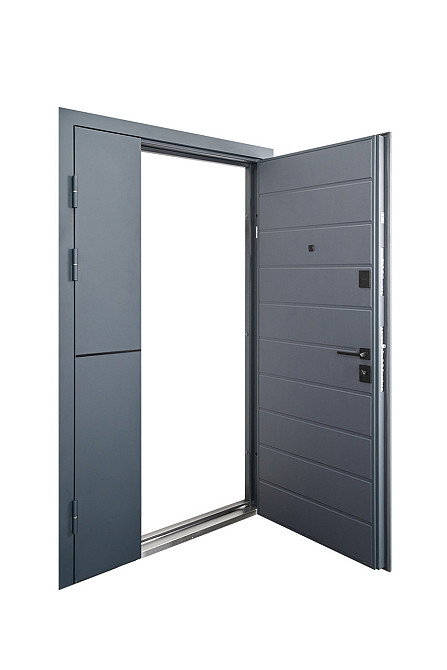 Двери уличные, модель SOLID 76 Антрацит 1200 Киев - изображение 3