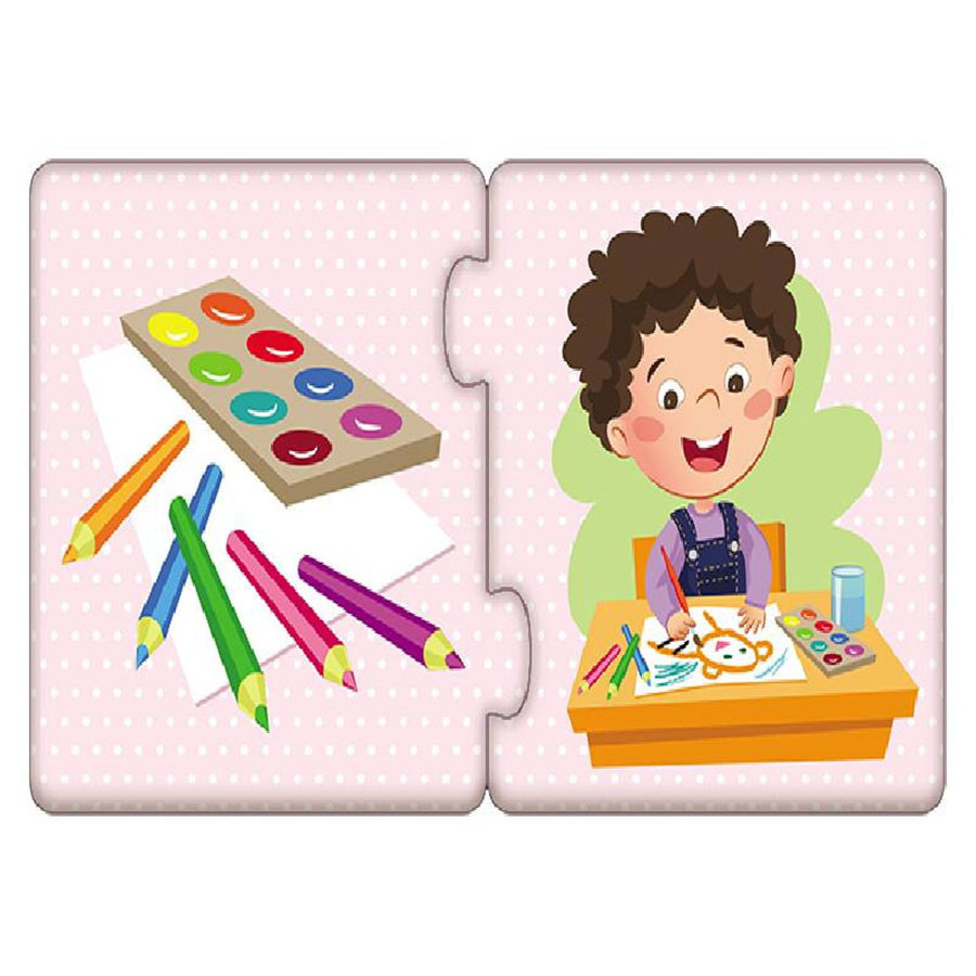 Детские пазлы-половинки 