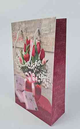 Паперовий пакет подарунковий Середній 17/26/8 (артSV-134) (12 шт.) Харків