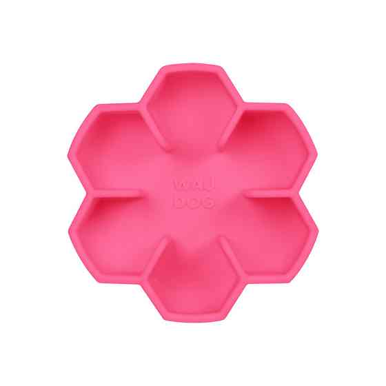 Миска для повільного харчування WAUDOG Silicone, 450 мл, рожевий Київ