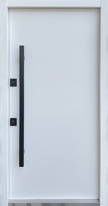 Двери уличные, STRAJ модель Hardy Loft, ГАРАНТИЯ 3 года, цвет антрацит/белый Киев - изображение 2